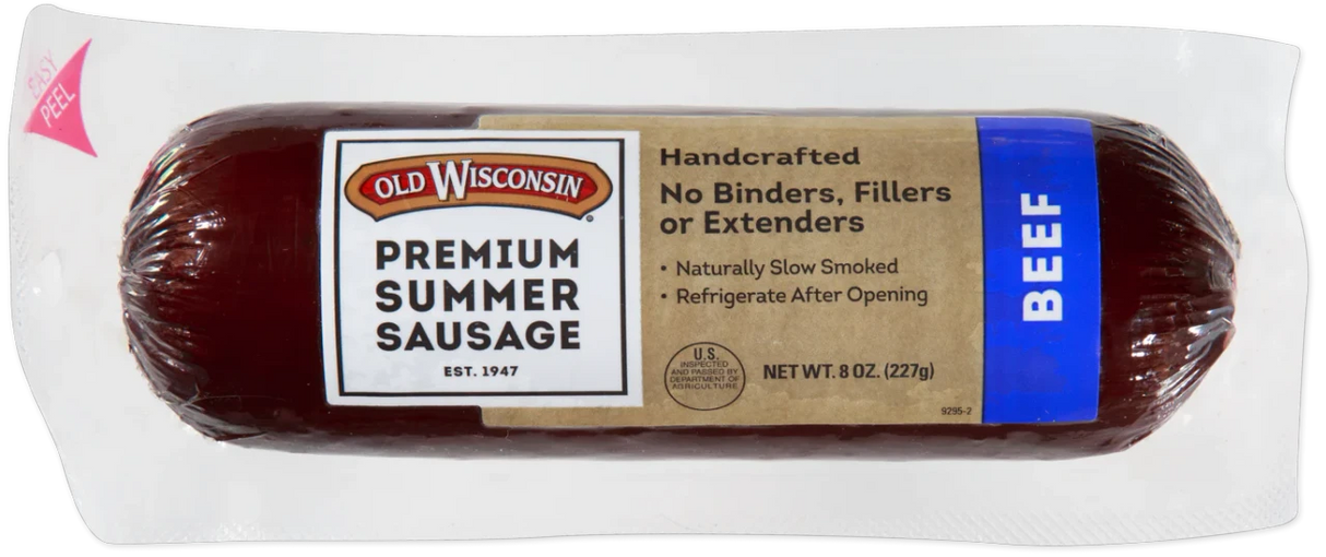 Old Wisconsin Beef Summer Sausage – 8 Oz