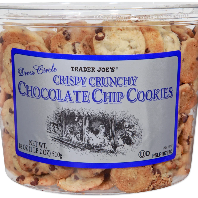 Crispy Crunchy Chocolate Chip Cookies 18 oz