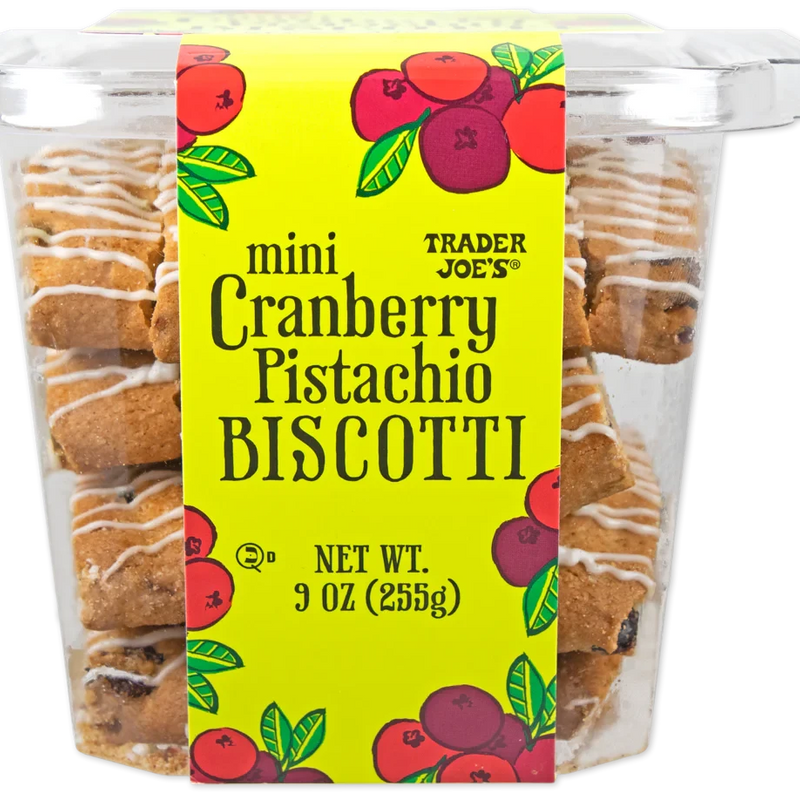 Mini Cranberry Pistachio Biscotti – Sweet & Nutty Holiday Cookies