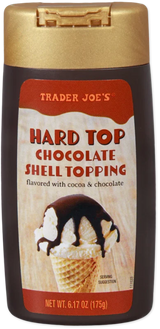 Hard Top Chocolate Shell Topping – Rich Dark Chocolate Ice Cream Shell