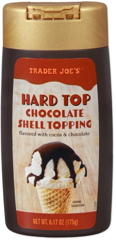 Hard Top Chocolate Shell Topping – Rich Dark Chocolate Ice Cream Shell