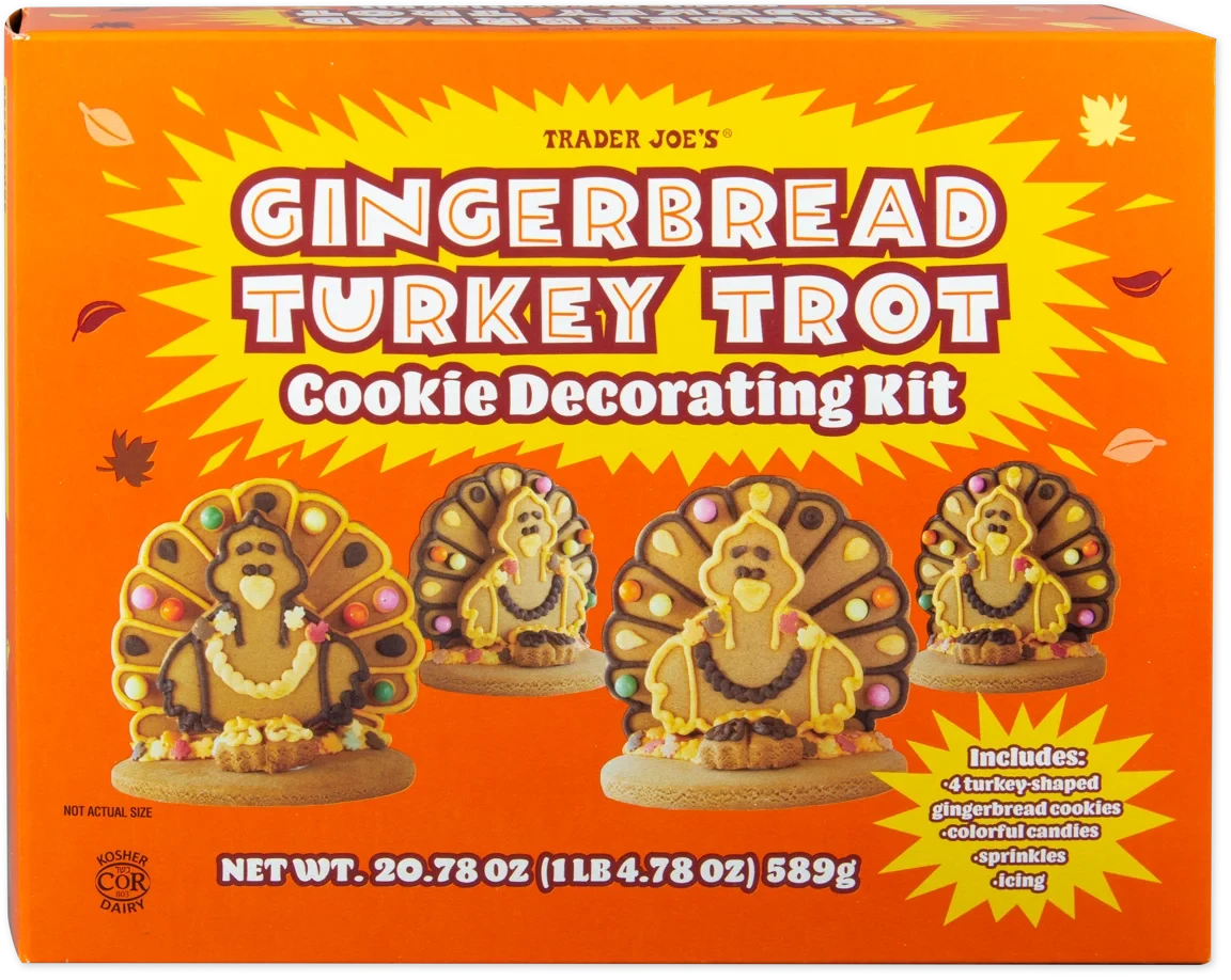 Gingerbread Turkey Trot Cookie Decorating Kit 20.8 Oz