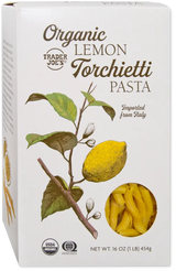 Trader Joe’s Organic Lemon Torchietti Pasta – Bright & Zesty Italian Noodles 16 Oz