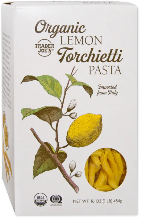 Trader Joe’s Organic Lemon Torchietti Pasta – Bright & Zesty Italian Noodles 16 Oz