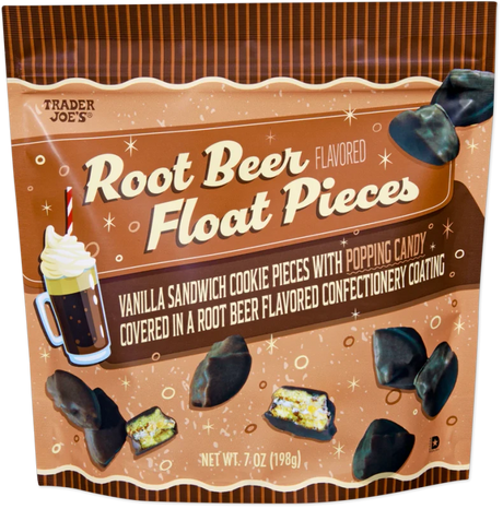 Root Beer Float Pieces – Cookie & Candy Coated Treats (7 oz)