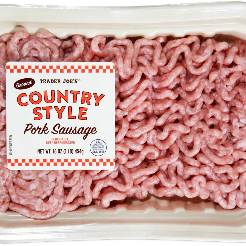 Country Style Ground Pork Sausage 1 Lb Savory Breakfast Sausage