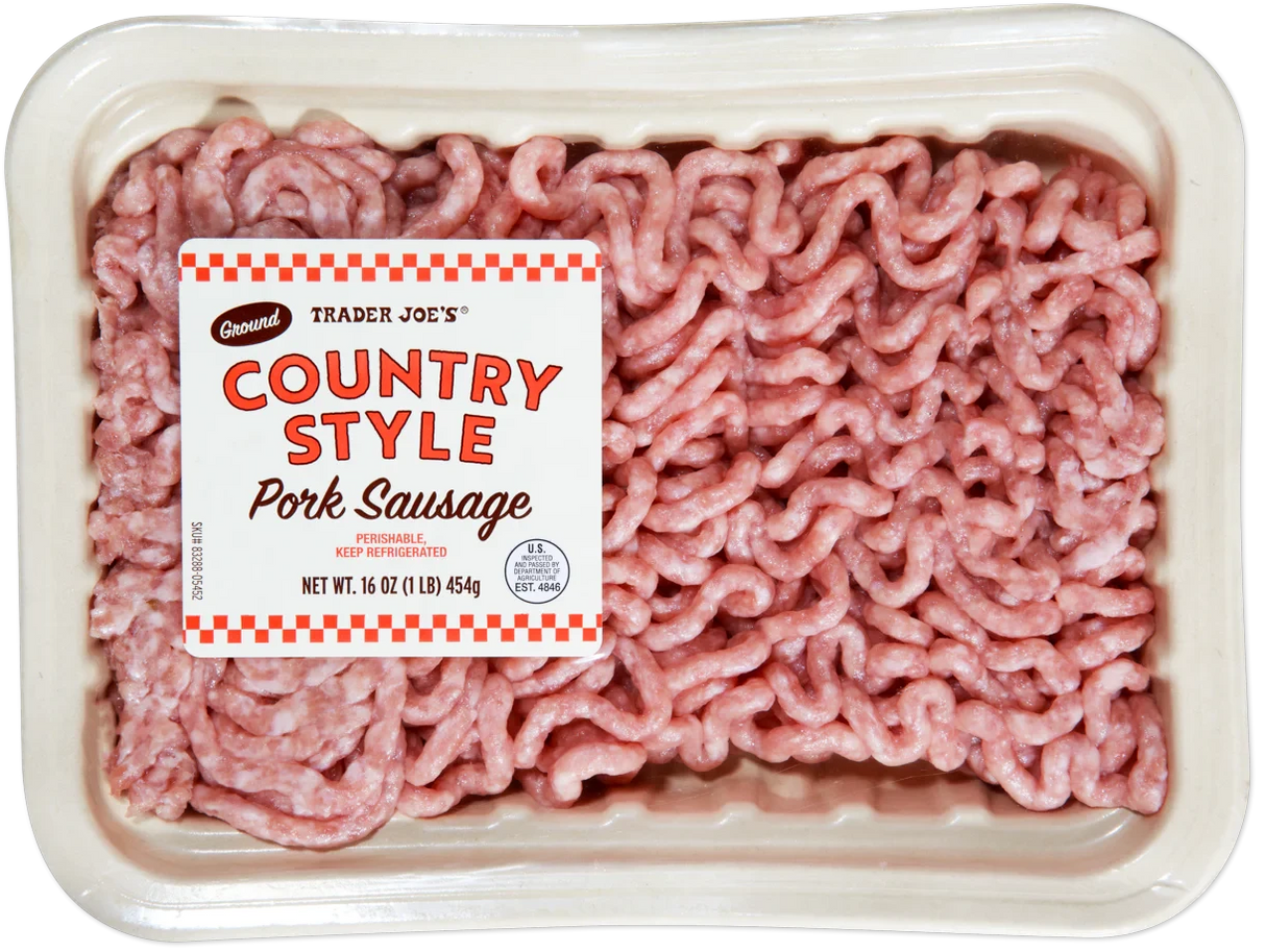 Country Style Ground Pork Sausage 1 Lb Savory Breakfast Sausage
