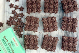 Mini Dark Chocolate Mint Stars – Holiday Chocolate Cookies with Minty Crunch