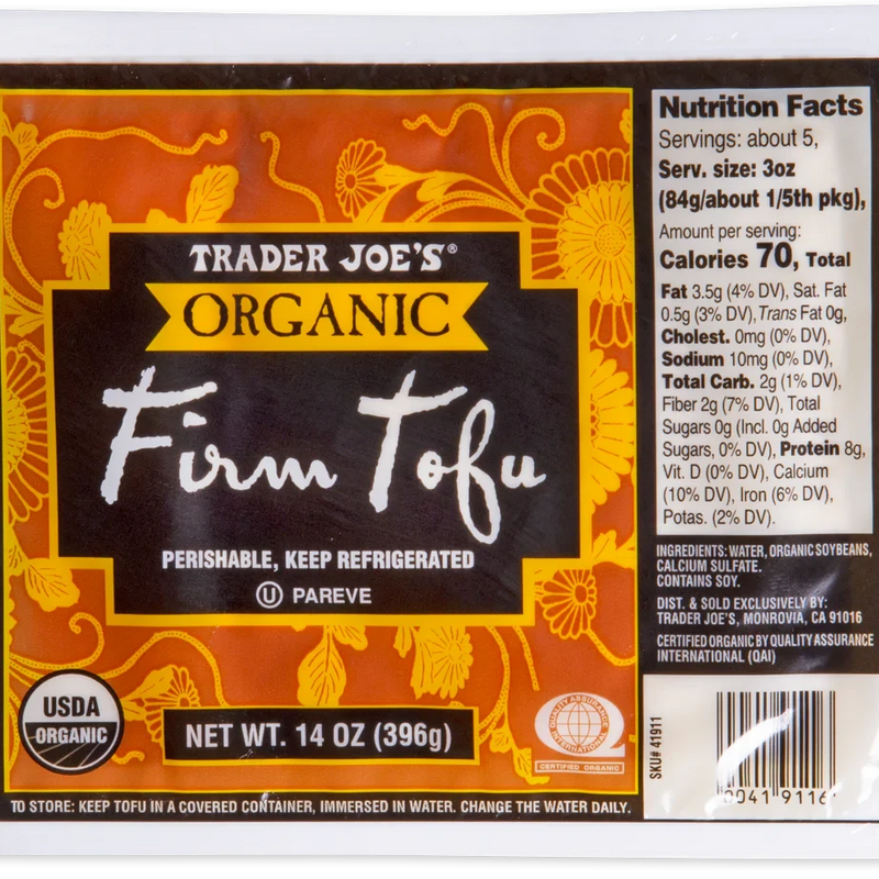 Organic Firm Tofu – 14 Oz Plant-Based High Protein Meat Alternative