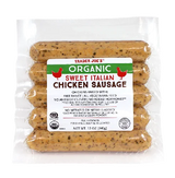 Organic Sweet Italian Chicken Sausage 12 Oz Fully Cooked Chicken Sausage