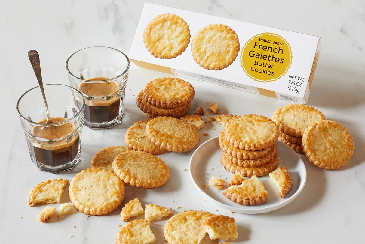 French Galettes Butter Cookies – Traditional French Butter Cookies (7.75 oz)