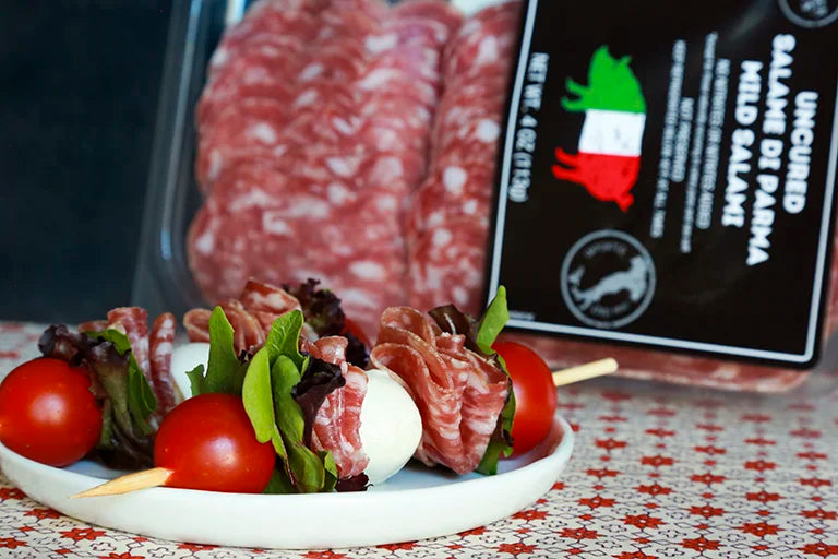 Salame di Parma Mild Salami 4 Oz Italian Style Uncured Salami