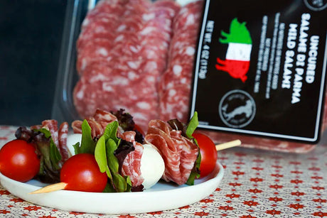 Salame di Parma Mild Salami 4 Oz Italian Style Uncured Salami