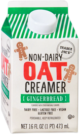 Non Dairy Gingerbread Oat Creamer Smooth Vegan Coffee Creamer
