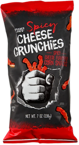 Spicy Cheese Crunchies – Fiery Cheddar Corn Crunch Snacks