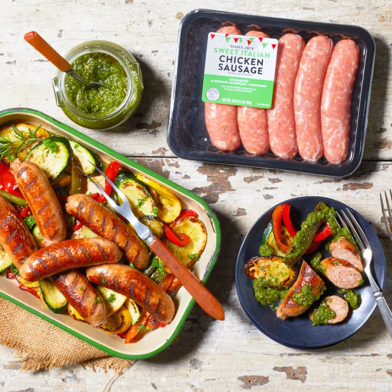 Sweet Italian Chicken Sausage 1 Lb Mild Seasoned Chicken Sausage Links