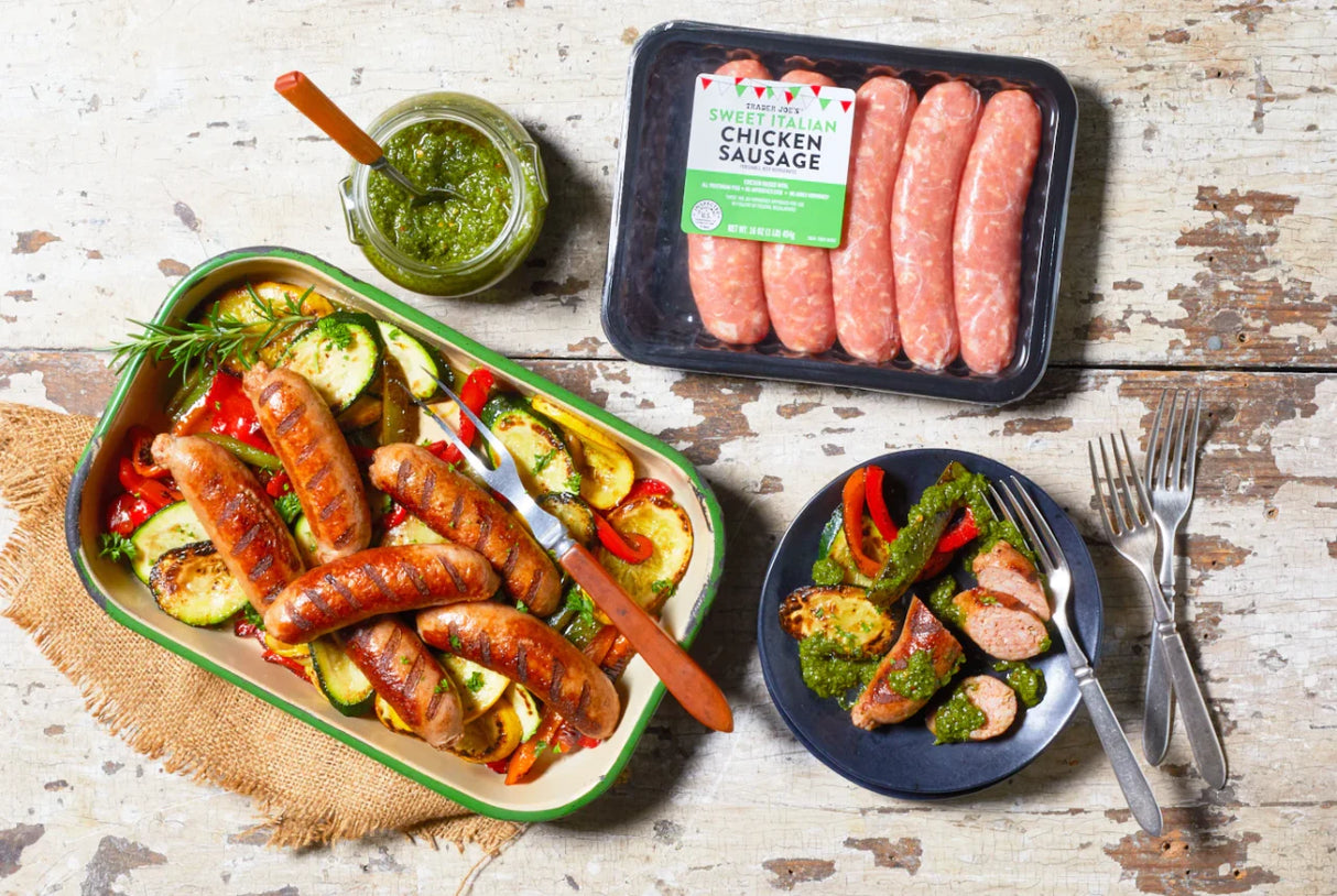 Sweet Italian Chicken Sausage 1 Lb Mild Seasoned Chicken Sausage Links