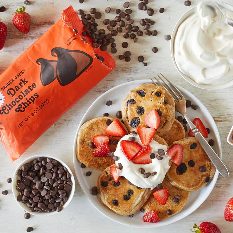 Dark Chocolate Chips No Sugar Added – Sugar-Free Dark Chocolate Baking Chips (8 oz)