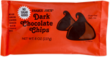 Dark Chocolate Chips No Sugar Added – Sugar-Free Dark Chocolate Baking Chips (8 oz)