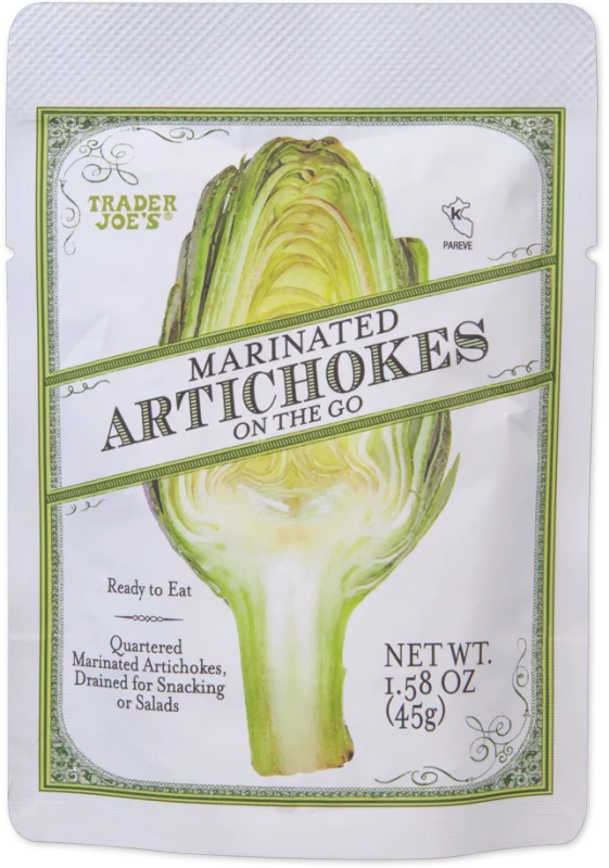 Marinated Artichokes On The Go – Portable Healthy Snack Packs 1.58 Oz