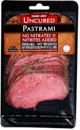 Uncured Pastrami 8 Oz Deli Style Beef