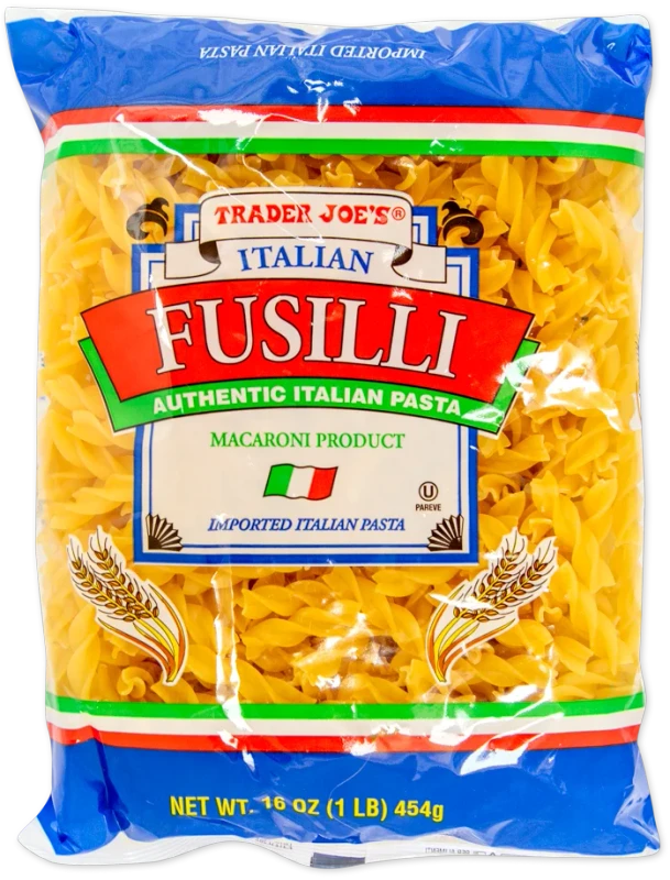 Italian Fusilli Pasta – 1 Lb Spiral Durum Wheat Pasta, Imported Premium Quality, Perfect for Sauces