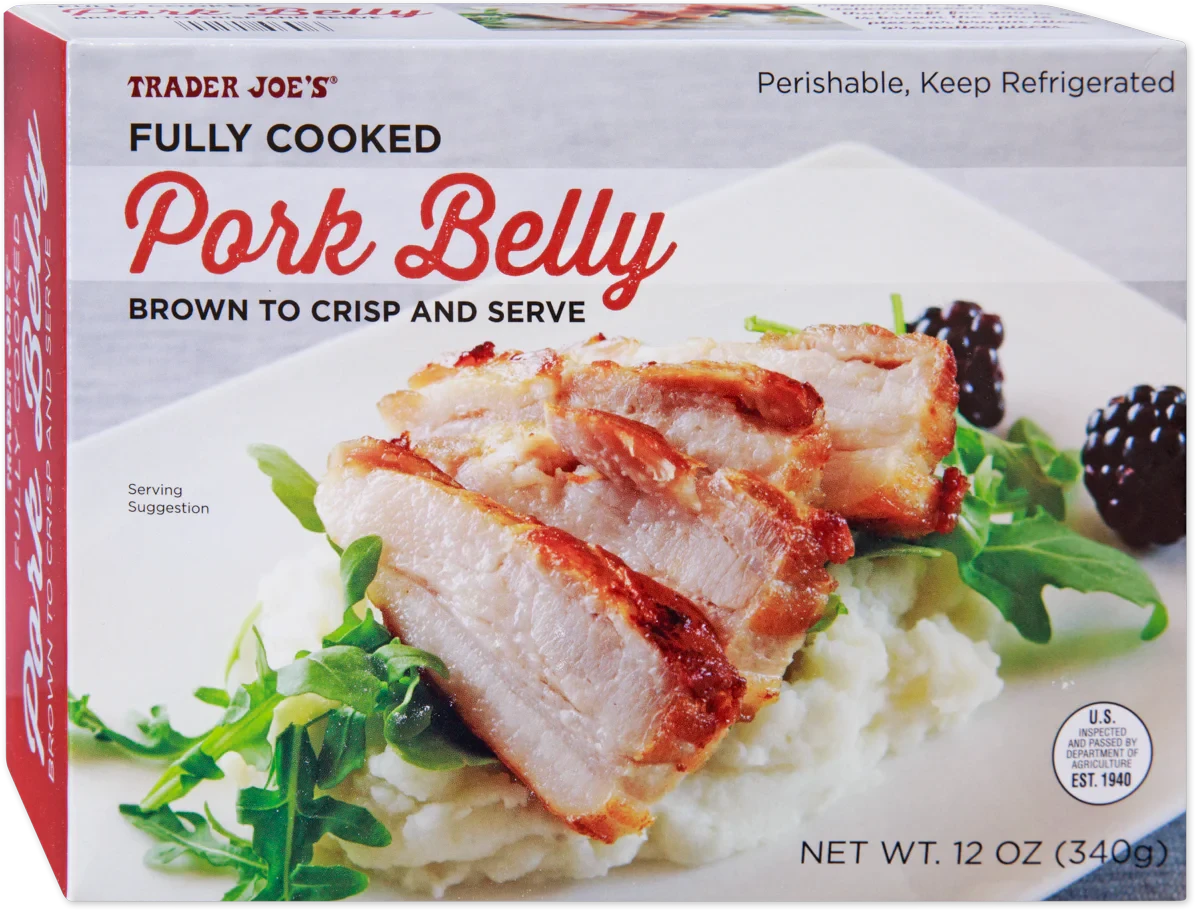 Fully Cooked Pork Belly 12 Oz Ready to Eat Braised Pork