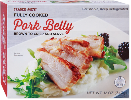 Fully Cooked Pork Belly 12 Oz Ready to Eat Braised Pork