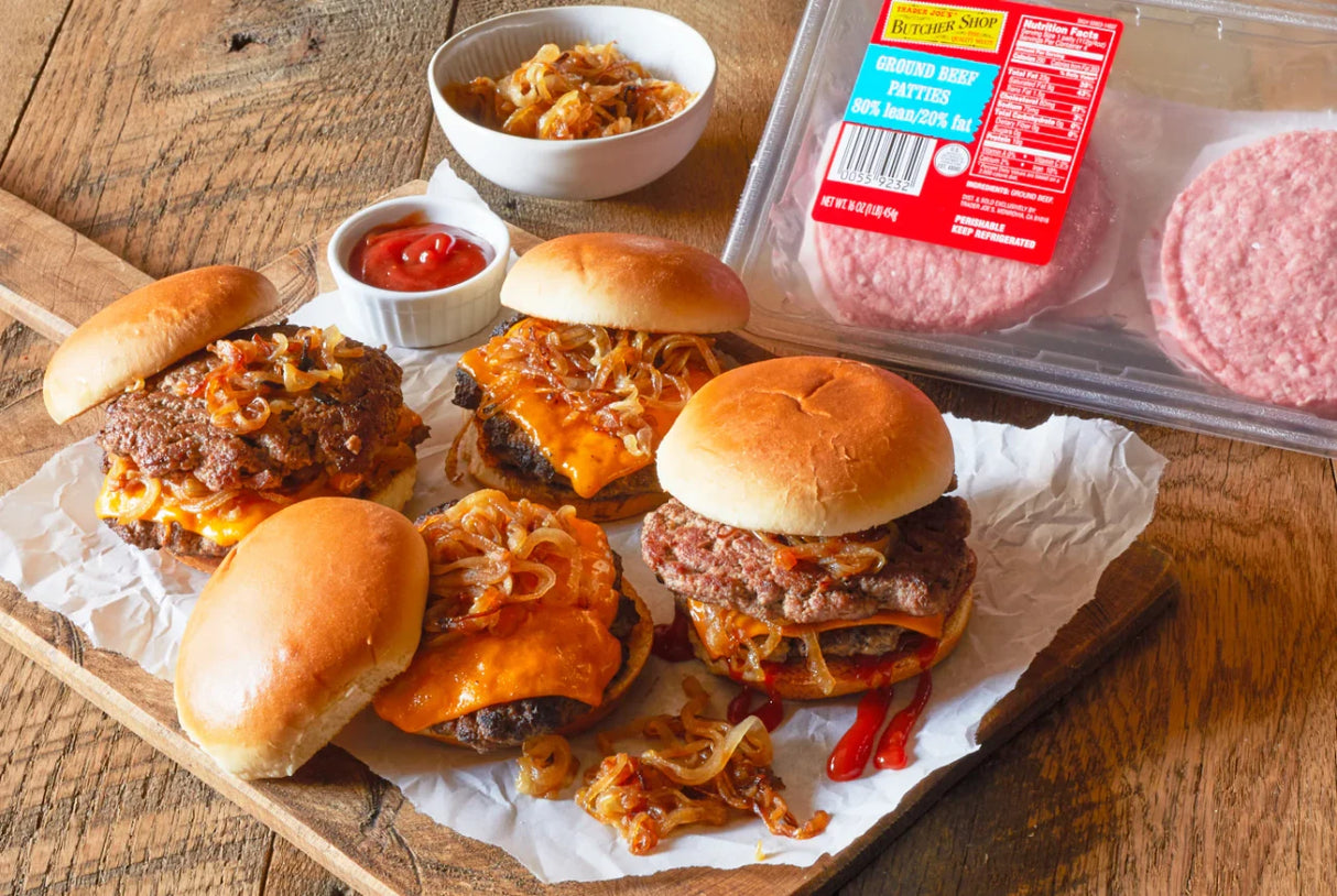 Ground Beef Patties 80/20 1 Lb Pre-Formed Beef Burgers