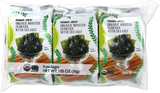 Organic Roasted Seaweed with Sea Salt – Lightly Roasted Seaweed Snack (1.05 oz)