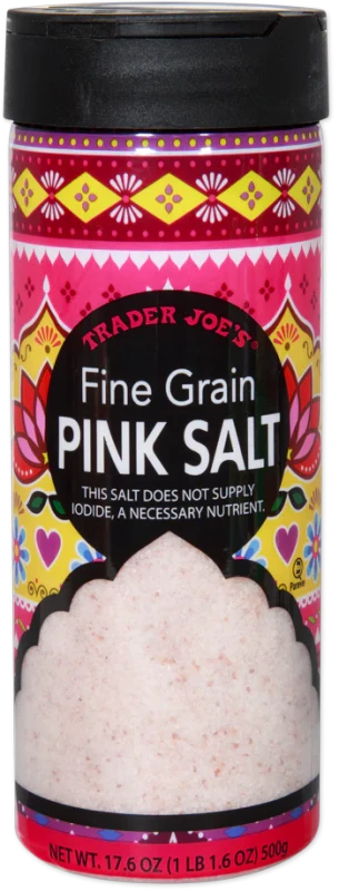 Fine Grain Pink Himalayan Salt – Mineral Rich Gourmet Cooking Salt 17.6 Oz