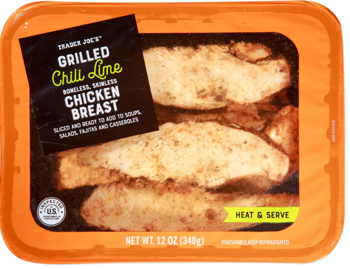 Grilled Chili Lime Chicken Breast 12 Oz Pre Cooked Sliced Chicken
