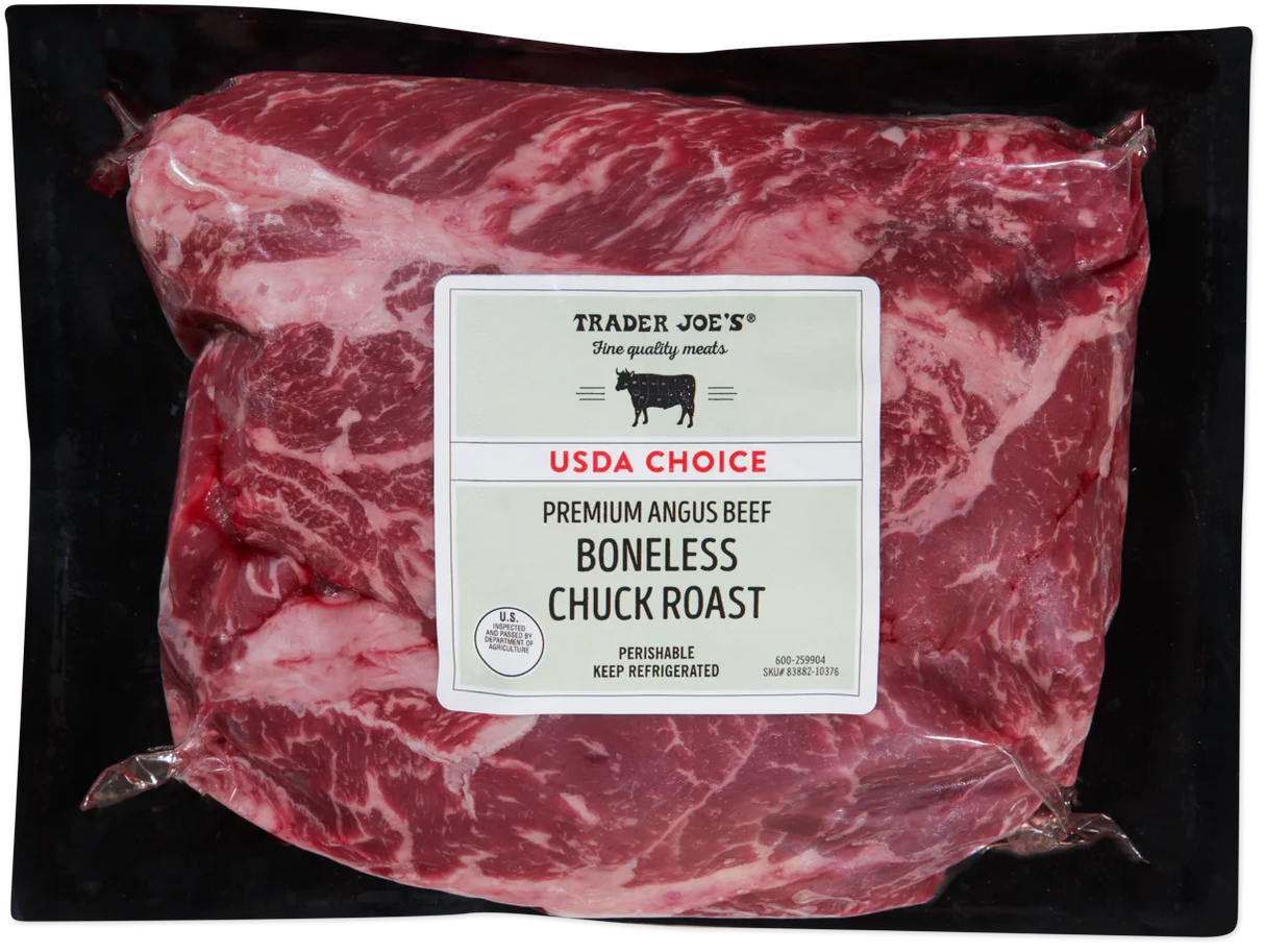 Premium Angus Beef Boneless Chuck Roast 1 Lb