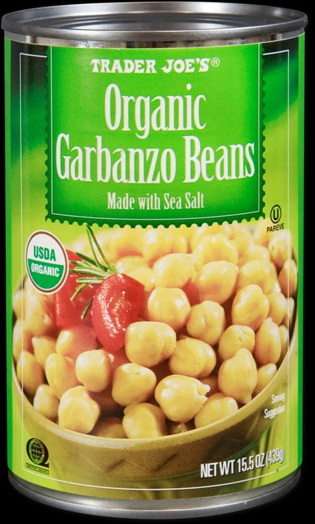 Organic Garbanzo Beans – 15.5 Oz Protein-Rich Organic Chickpeas for Healthy Cooking