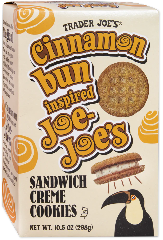 Trader Joes Cinnamon Bun Inspired Joe-Joe's 10.5 Oz