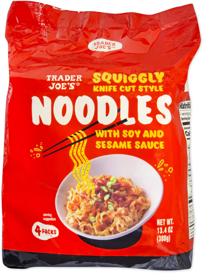 Trader Joes Squiggly Knife Cut Style Noodles/13.4 Oz