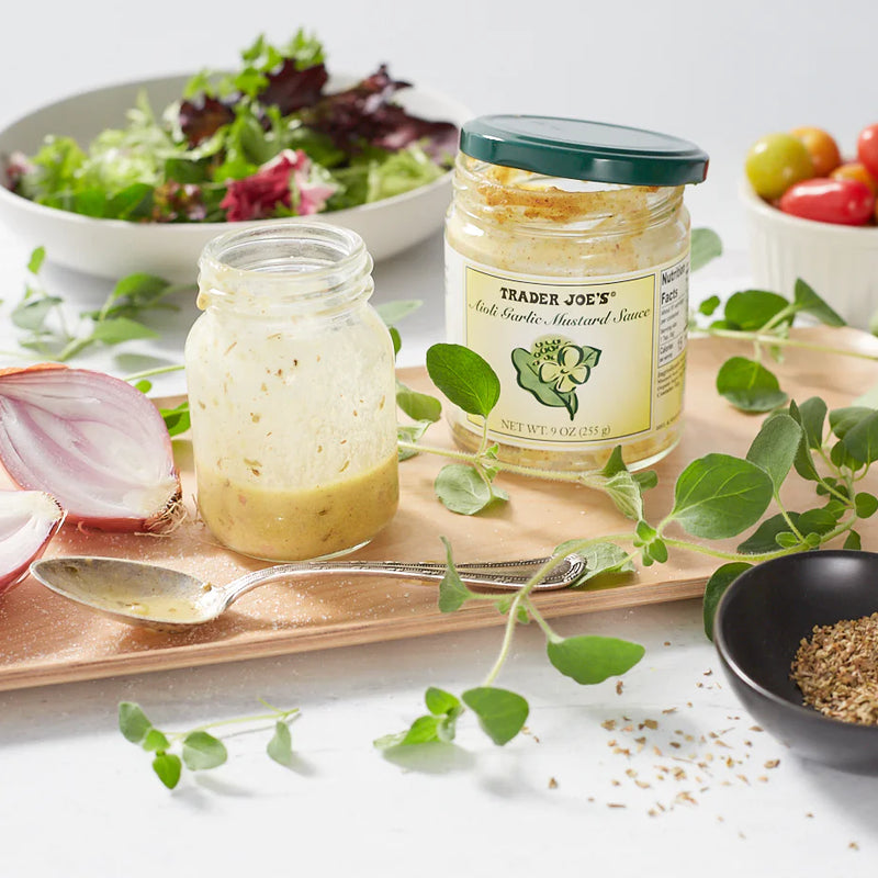Trader Joes Aioli Garlic Mustard Sauce 9 Oz