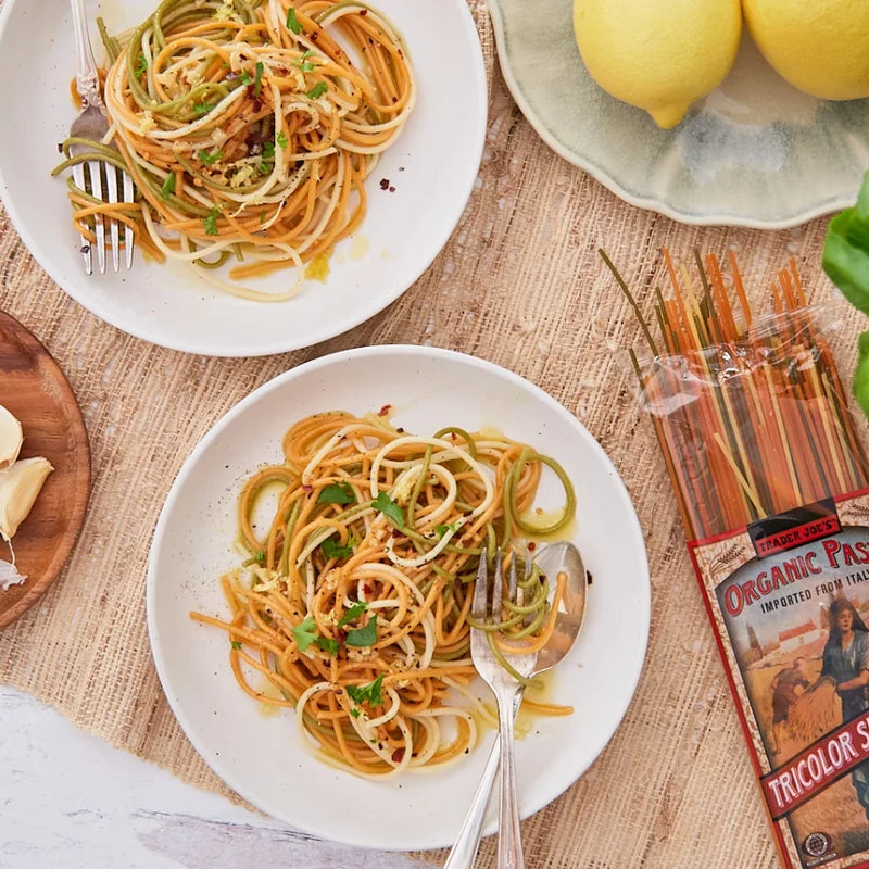 Trader Joe&rsquo;s Organic Tricolor Spaghetti – Vibrant & Delicious
