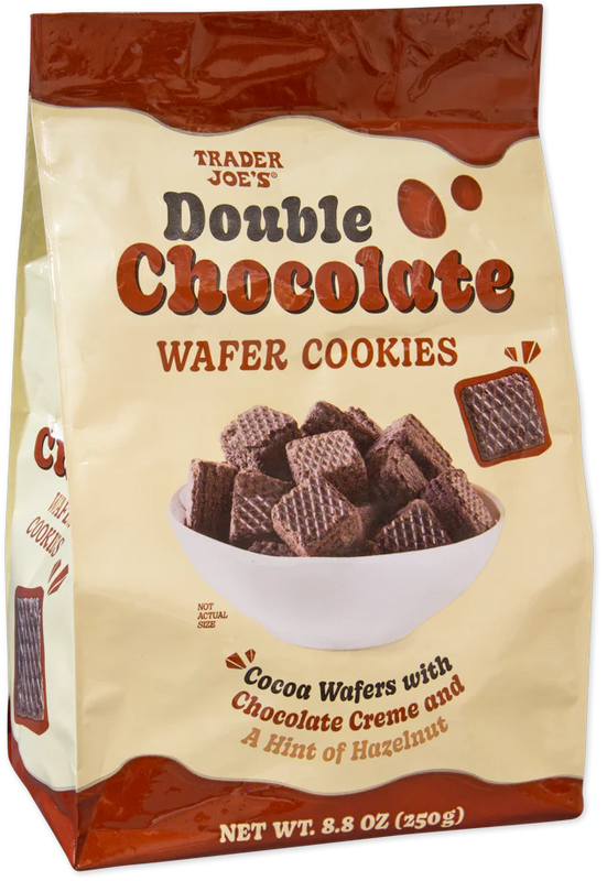 Double Chocolate Wafer Cookies 8.8 Oz