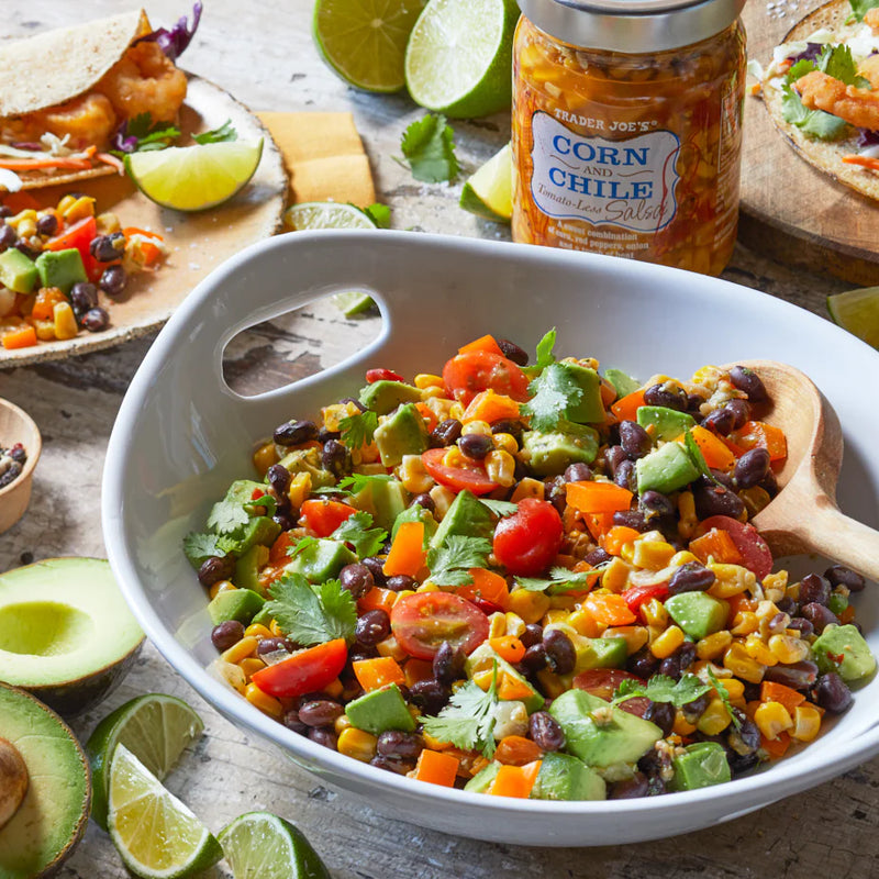Trader Joes Corn & Chile Tomato-less Salsa 13.75 Oz