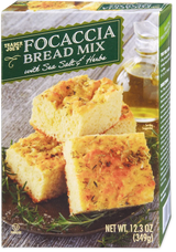 Focaccia Bread Mix with Sea Salt & Herbs – Easy Homemade Italian Bread, Soft & Fluffy Texture 12.3 Oz