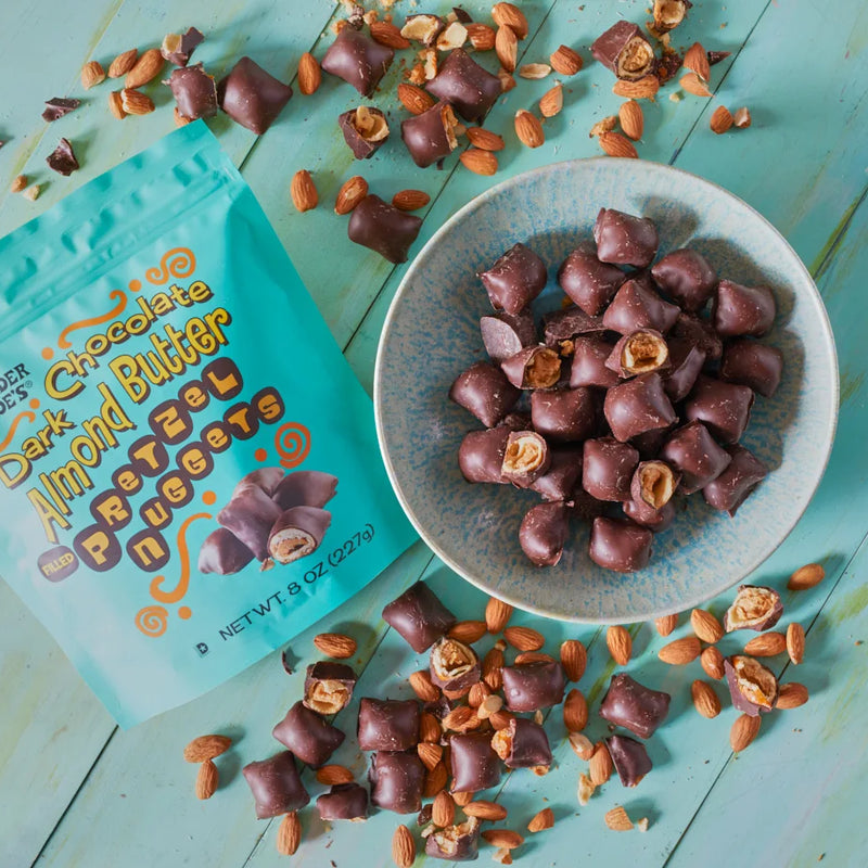 Trader Joe’s Dark Chocolate Almond Butter Pretzel Nuggets 8 oz