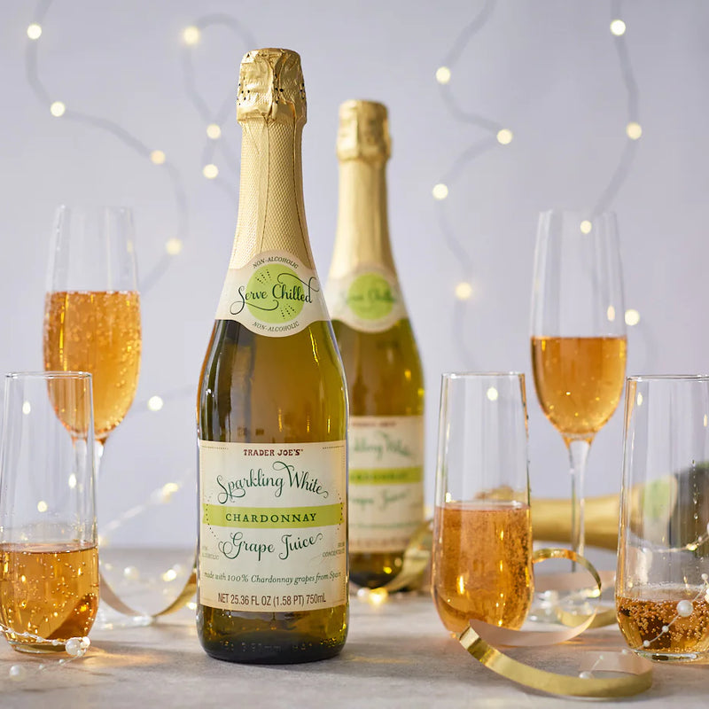 Sparkling White Chardonnay Grape Juice 750 mL Bottle