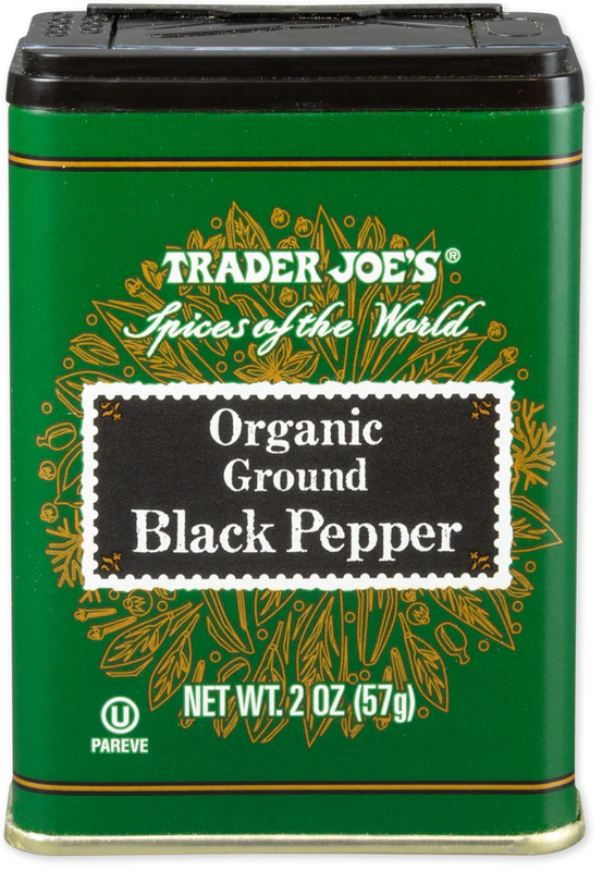 Organic Ground Black Pepper 2 Oz