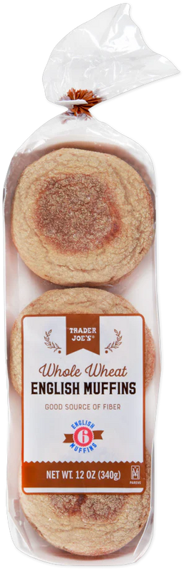 Whole Wheat English Muffins 12 Oz