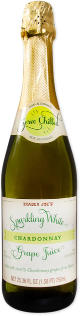 Sparkling White Chardonnay Grape Juice 750 mL Bottle