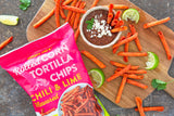 Trader Joes Chili & Lime Rolled Corn Chips/9 Oz