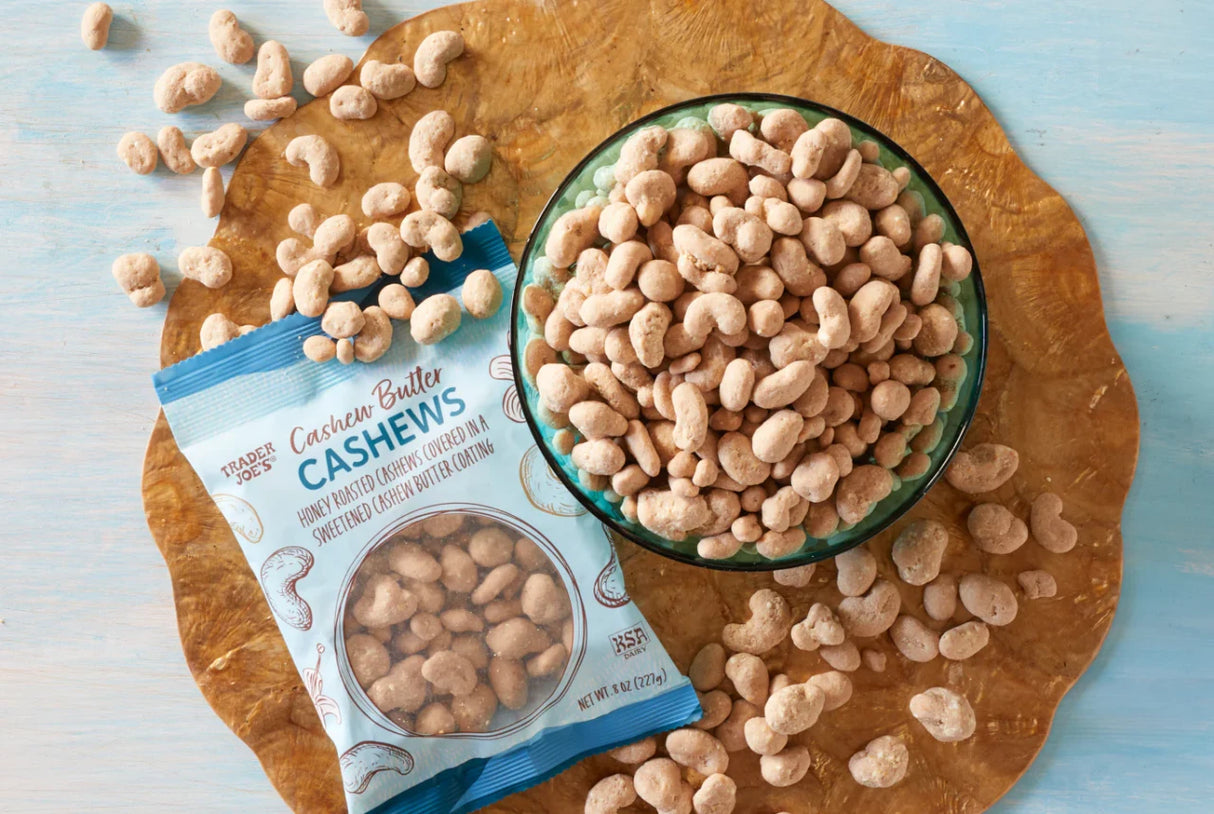 Cashew Butter Cashews – Crunchy Honey-Roasted Cashews Coated in Creamy Cashew Butter