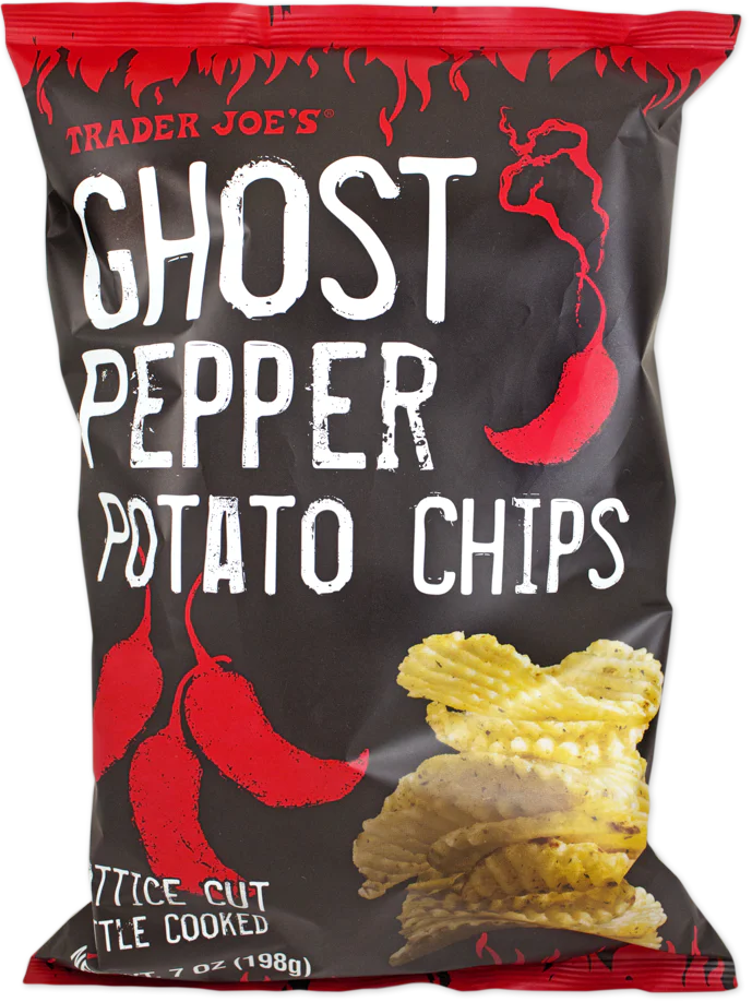 Trader Joes Ghost Pepper Potato Chips/7 Oz