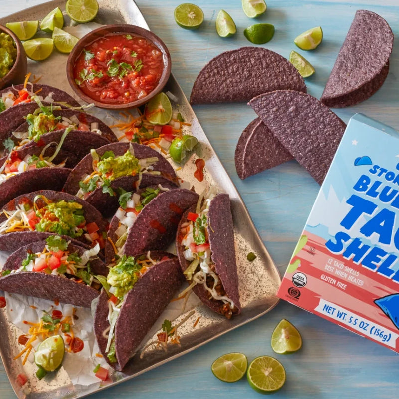 Trader Joe’s Organic Stone Ground Blue Corn Taco Shells – Crispy & Colorful